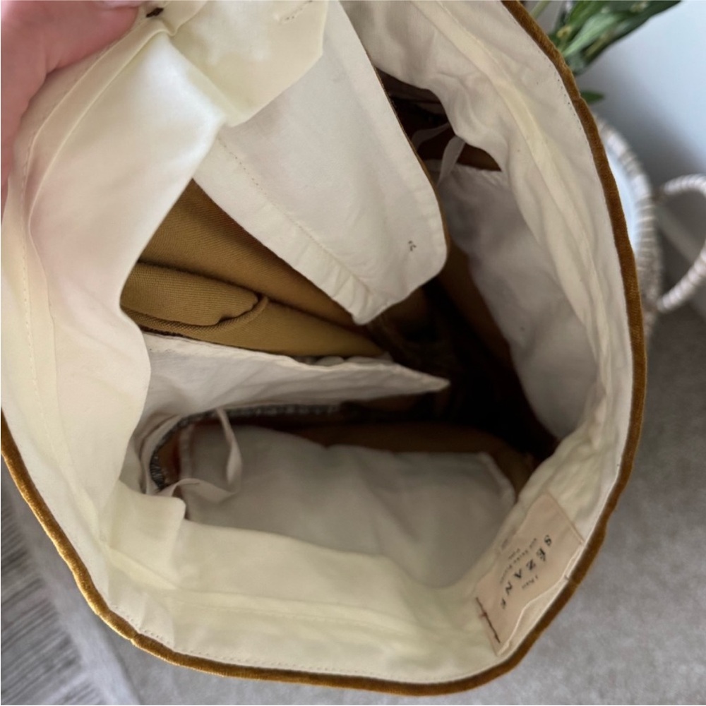 Sezane Martin Velvet Trousers, Curry Gold, Women’s 4 (36) - Picture 7 of 8